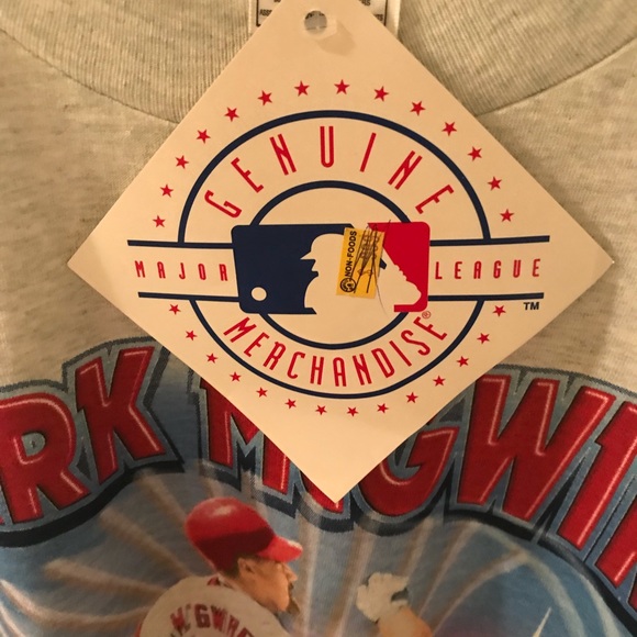 VTG Mark McGwire 62 Home Run Shirt MLB - Picture 3 of 6